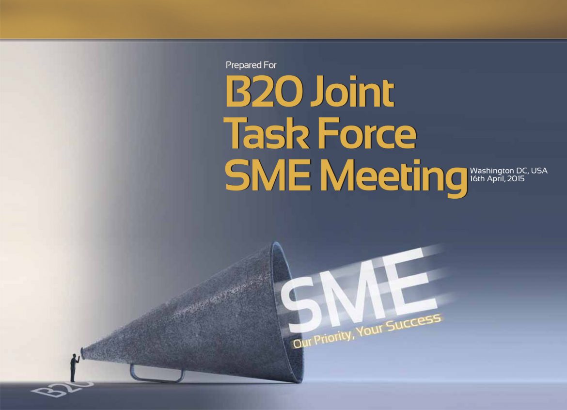 B20 Joint Task Force SME Meeting